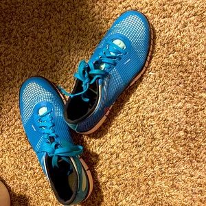 REEBOK bright blue zquick nano web running athletic sneakers US womens size 10.